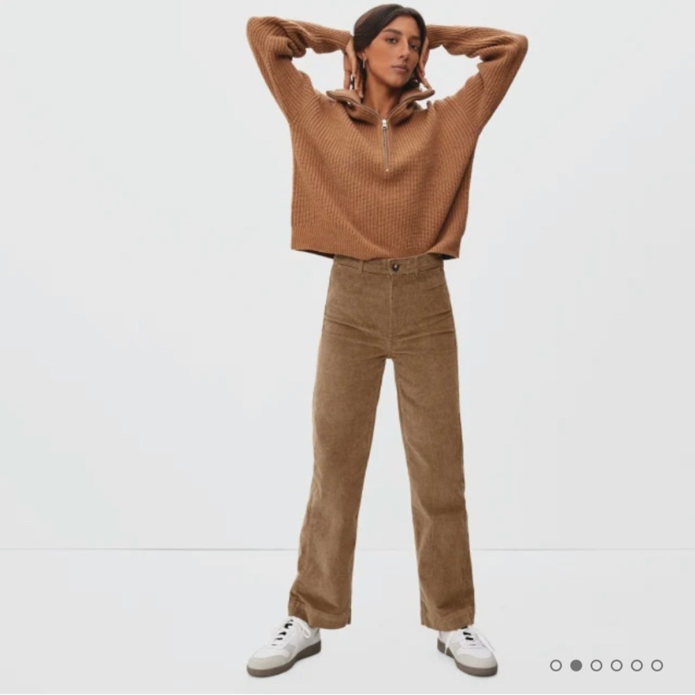 Corduroy Wide-Leg Pant